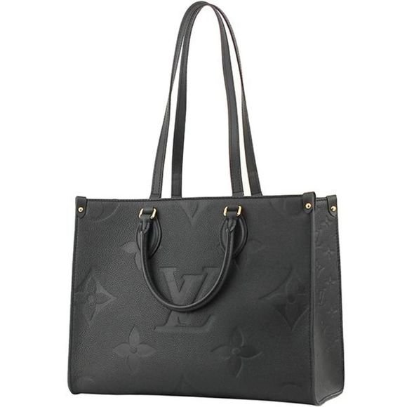 Louis Vuitton On The Go MM Tote Bag Shoulder Bag Monogram Implant - Picture 3 of 11